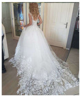 Elegant Robe de soiree Lace Wedding Dress Sweetheart Ball GownsElegant Robe de soiree  Lace Wedding Dress Sweetheart Ball Gowns